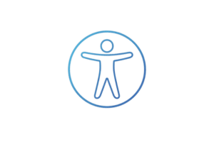 Icon representing digital accessibility and inclusion